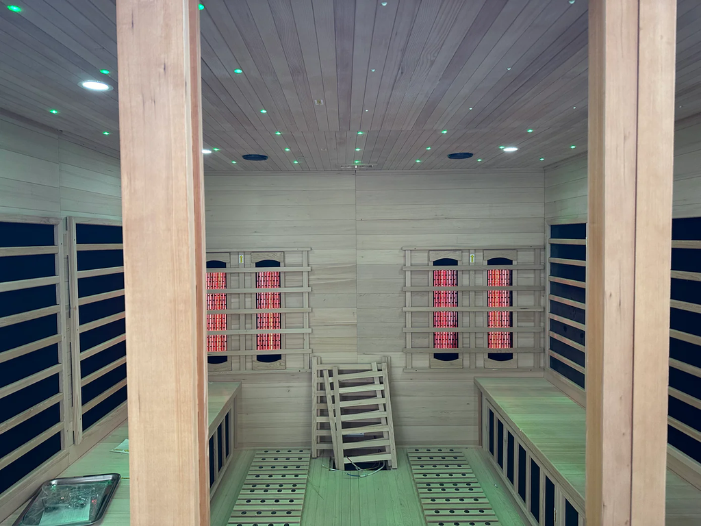 SAUNA EVOLUTION®  Big Size Canadian Solid Wood Infrared and Steam Hybrid Dual system 06