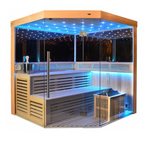 SAUNA EVOLUTION®  Indoor New Exclusive Mirror Steam Sauna Glass 13
