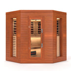 SAUNA EVOLUTION®  Indoor Luxury Cabin Corner Sauna Luna - 1