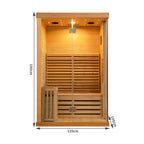 SAUNA EVOLUTION® Finnish Bath Home Sauna Indoor Steam Room Glass 03