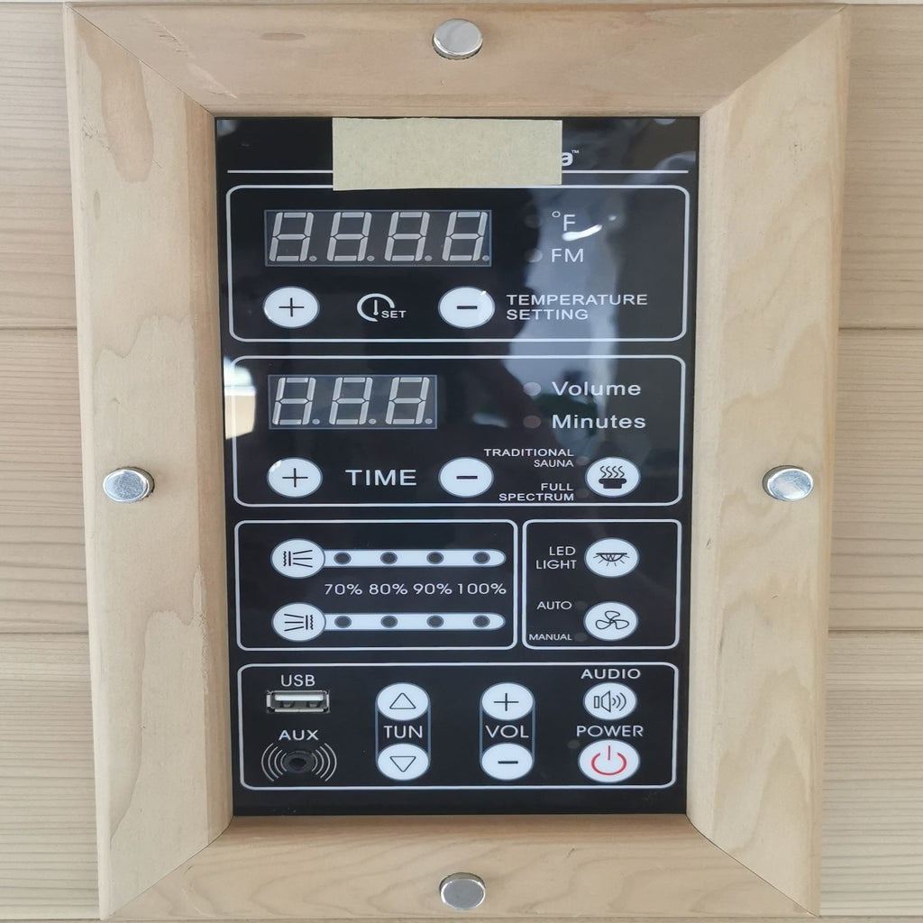 SAUNA EVOLUTION®  Canadian Indoor Ozone Saunas And Steam Room For SPA Center Glass 08