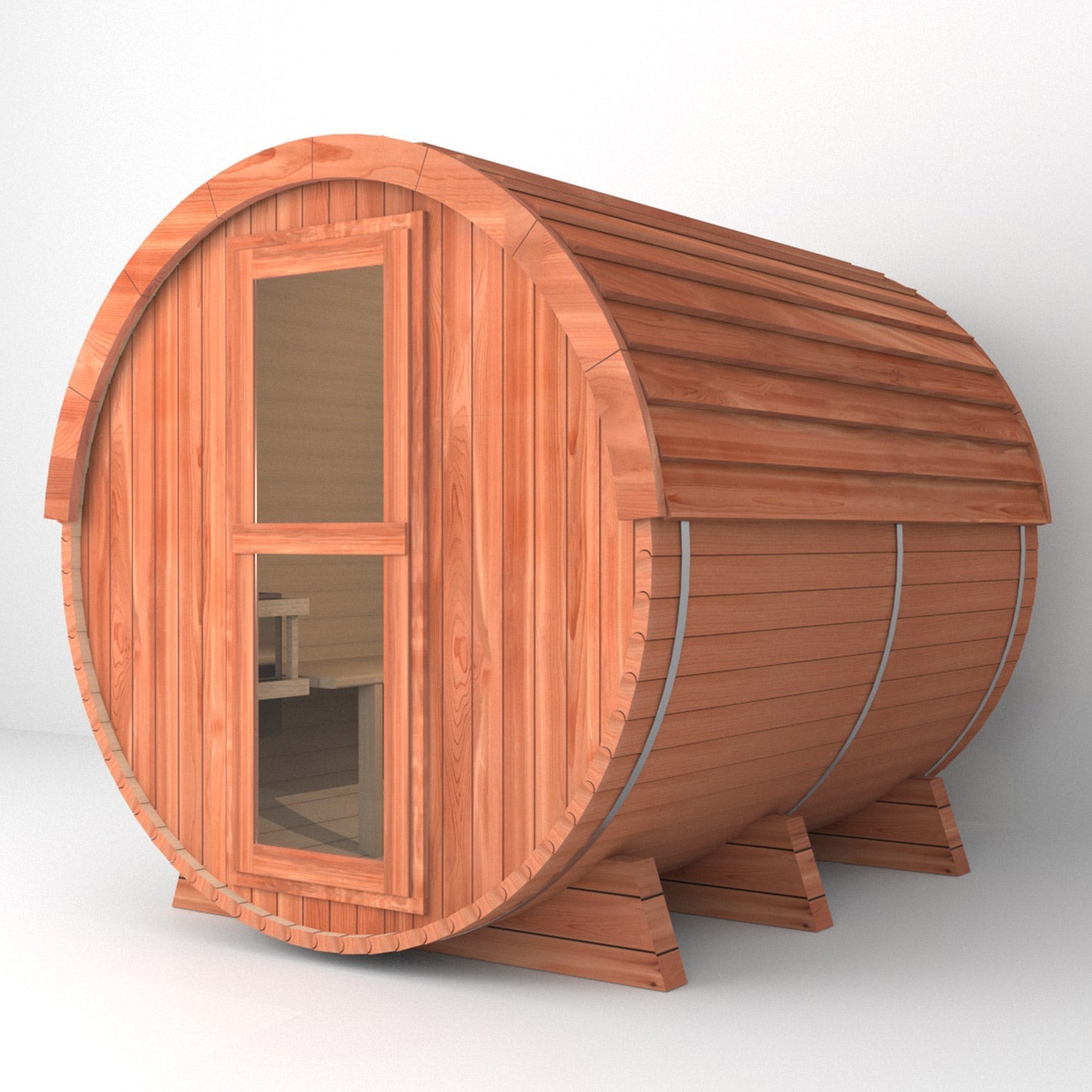 SAUNA EVOLUTION® Barrel Sauna Serenity Nature Air 4