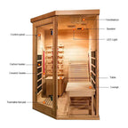 SAUNA EVOLUTION® Far Infrared Indoor Harmony Sauna Room