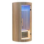 SAUNA EVOLUTION®  Hemlock Round Indoor Sauna Room Far Infrared 08