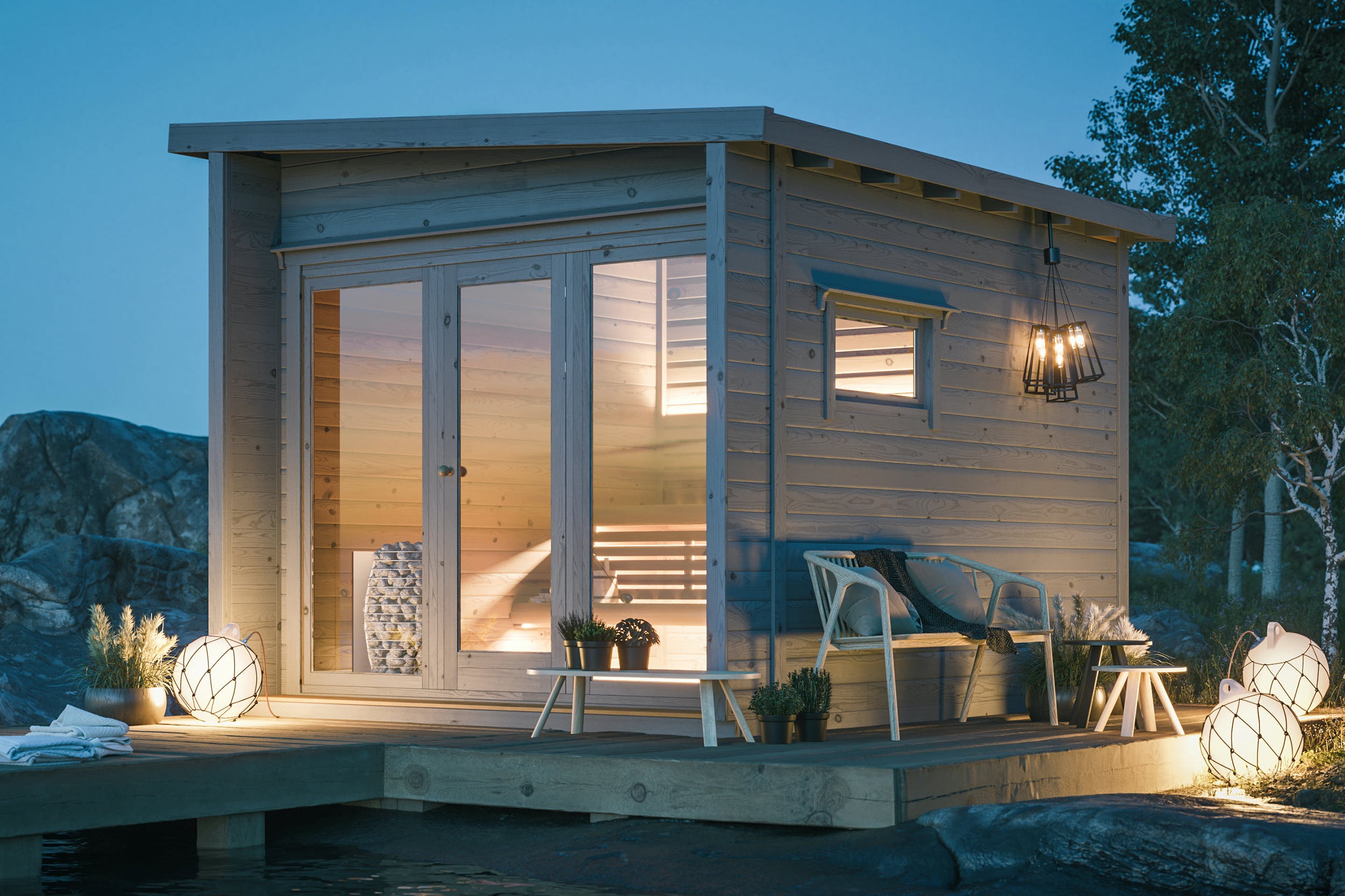 SAUNA EVOLUTION® Cabin Sauna Eco Oasis 3