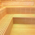 SAUNA EVOLUTION® Include Therapy Wood Traditional Steam Sauna Modern Relax 7