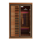 Peak Saunas Fuji 2-Person Full Spectrum Infrared Sauna with Built-In XL Medical-Grade Red Light Therapy & Smart WiFi App Control