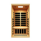 Peak Saunas Olympus 1-Person FAR Infrared Sauna with Smart WiFi App Control