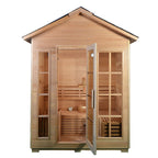 SAUNA EVOLUTION®  6 Person Modern Outdoor Sauna Cabin 02
