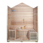 SAUNA EVOLUTION®  6 Person Modern Outdoor Sauna Cabin 02