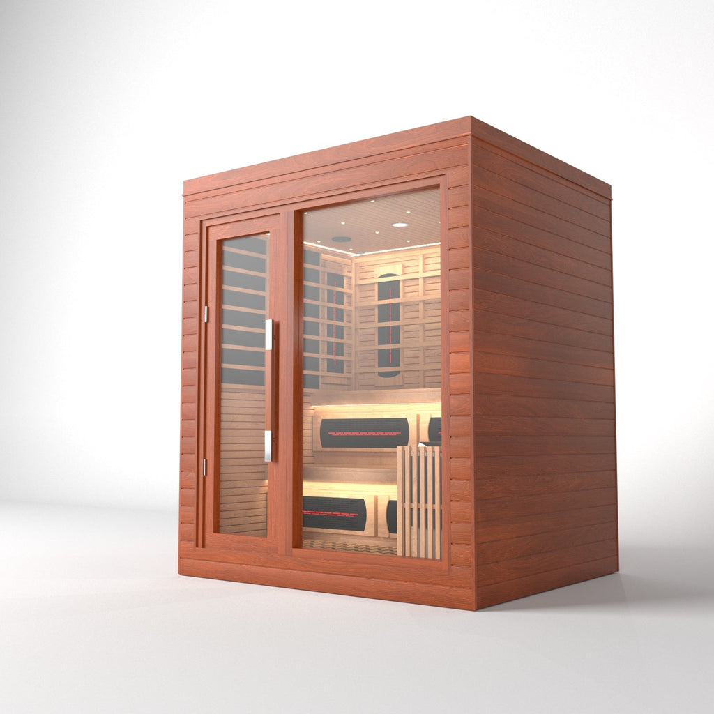 SAUNA EVOLUTION®  Indoor Dual-System Luxury Cabin Sauna Luna - 4