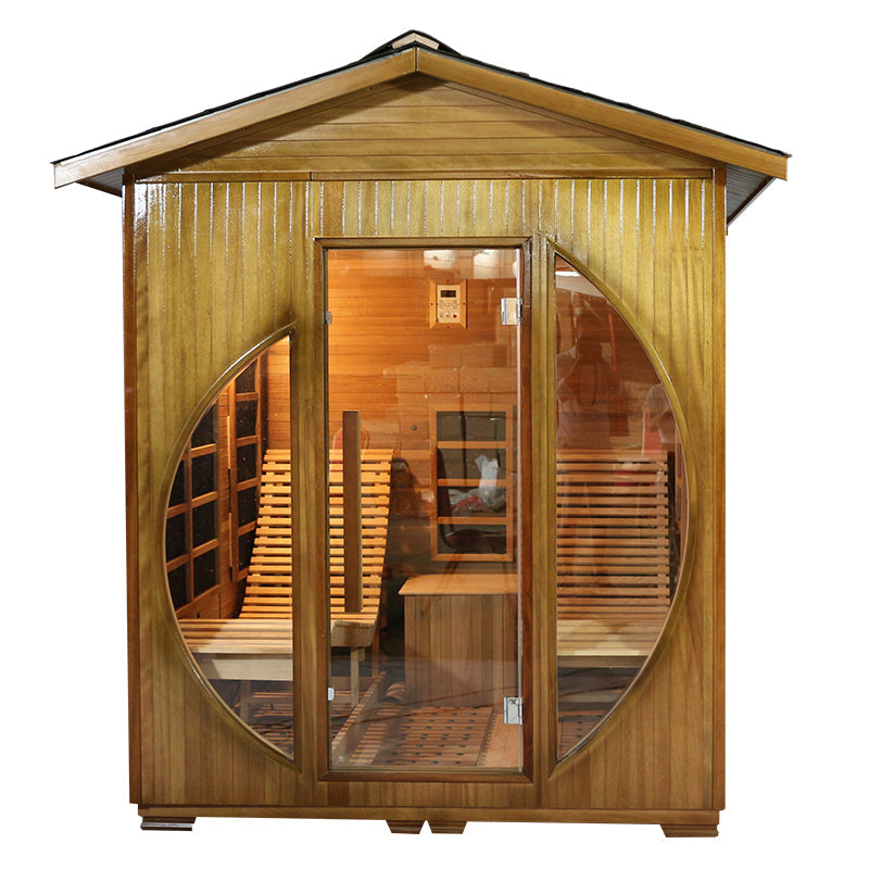 SAUNA EVOLUTION® Far Infrared Outdoor Harmony Sauna Room