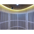 SAUNA EVOLUTION®  Hemlock Round Indoor Sauna Room Far Infrared 08