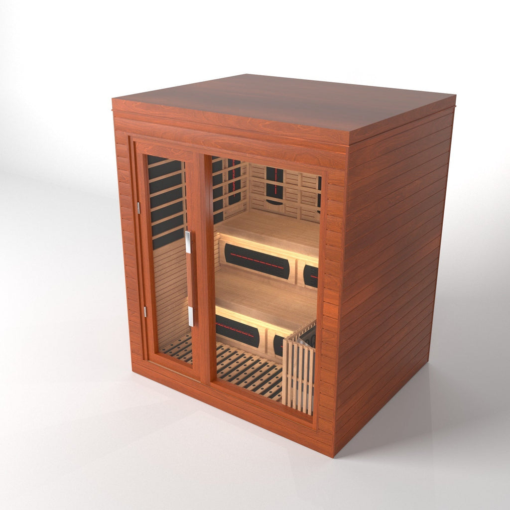SAUNA EVOLUTION®  Indoor Dual-System Luxury Cabin Sauna Luna - 4