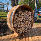 SAUNA EVOLUTION®  Cedar Barrel Wood Storage
