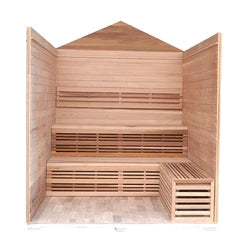 SAUNA EVOLUTION®  Garden Waterproof Traditional Sauna Steam Room Cabin 01