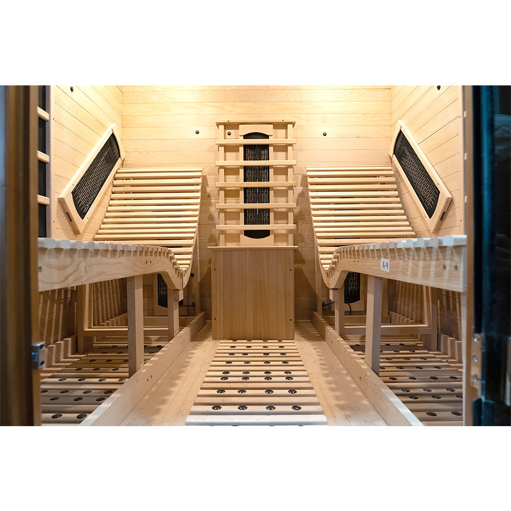 SAUNA EVOLUTION®  Indoor Sauna Room with Recliner（Best Seller）Far Infrared 01