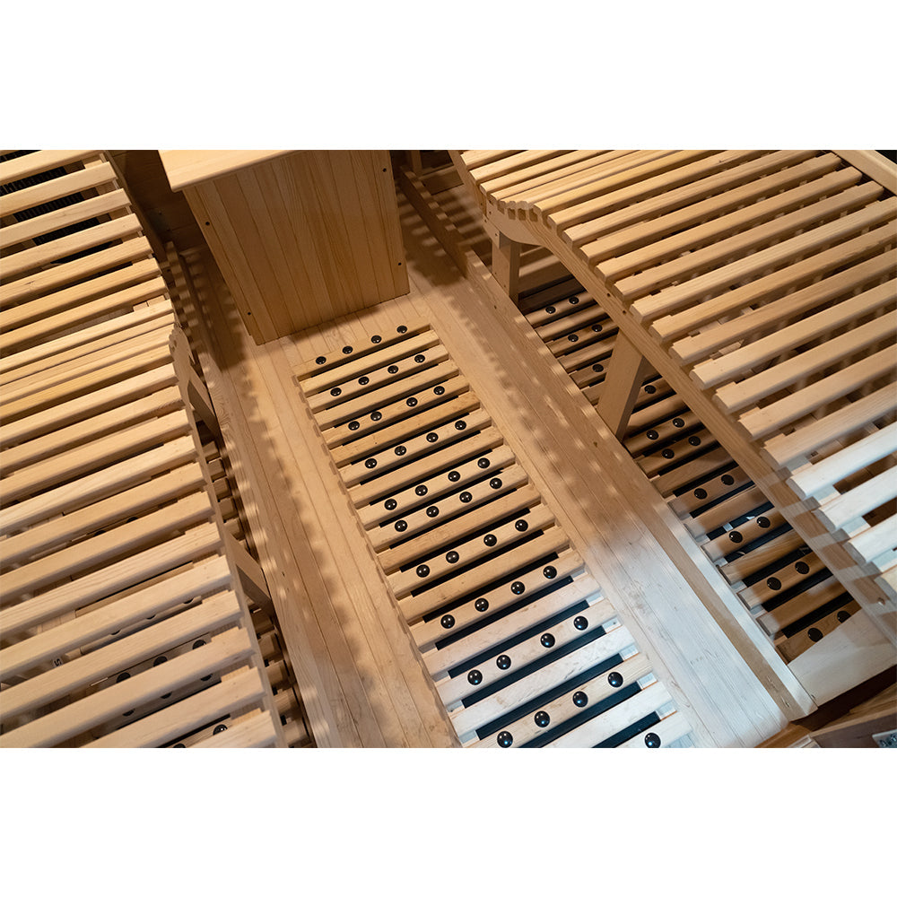 SAUNA EVOLUTION®  Indoor Sauna Room with Recliner（Best Seller）Far Infrared 01