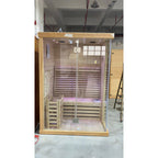 SAUNA EVOLUTION® Finnish Bath Home Sauna Indoor Steam Room Glass 03