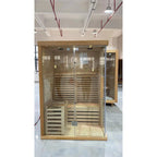 SAUNA EVOLUTION® Finnish Bath Home Sauna Indoor Steam Room Glass 03