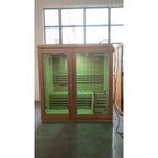 SAUNA EVOLUTION®  Finland Traditional Indoor Wooden Sauna Glass 07