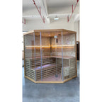 SAUNA EVOLUTION®  Indoor Finland Luxury Traditional Steam Sauna Room Glass 11