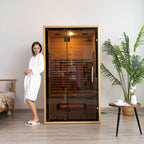 SAUNA EVOLUTION® Luxury Ozone Dry Far Infrared Indoor Sauna