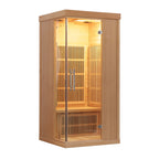 SAUNA EVOLUTION®  Indoor Carbon Heaters Glass Door Sauna Room Far Infrared 09