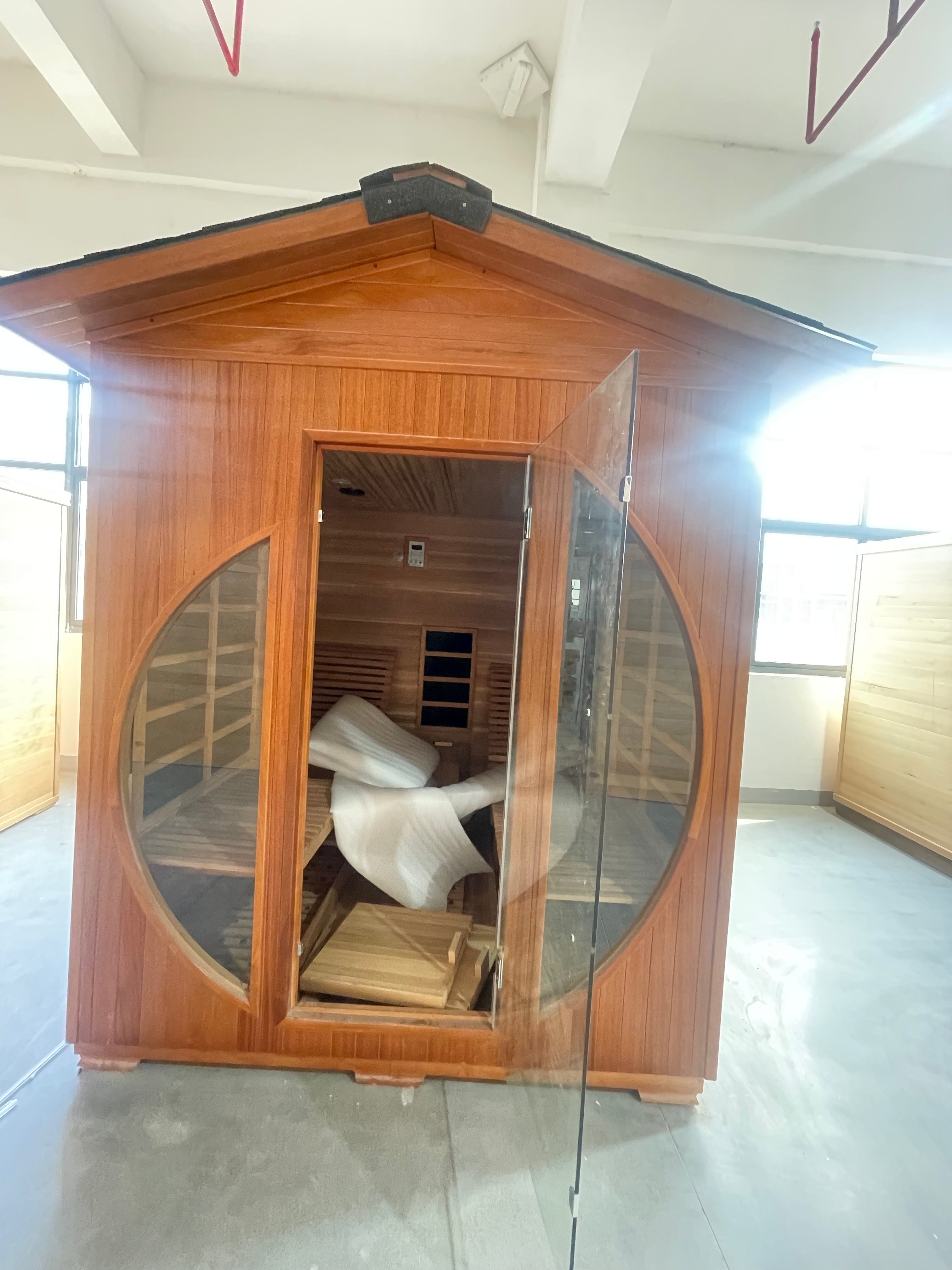 SAUNA EVOLUTION® Far Infrared Outdoor Harmony Sauna Room