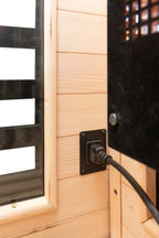 Peak Saunas Patagonia 2-Person Outdoor Full Spectrum Infrared Sauna with Built-In XL Medical-Grade Red Light Therapy and Smart WiFi App Control