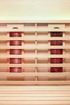 Peak Saunas Patagonia 2-Person Outdoor Full Spectrum Infrared Sauna with Built-In XL Medical-Grade Red Light Therapy and Smart WiFi App Control