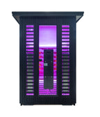 Peak Saunas Patagonia 2-Person Outdoor Full Spectrum Infrared Sauna with Built-In XL Medical-Grade Red Light Therapy and Smart WiFi App Control