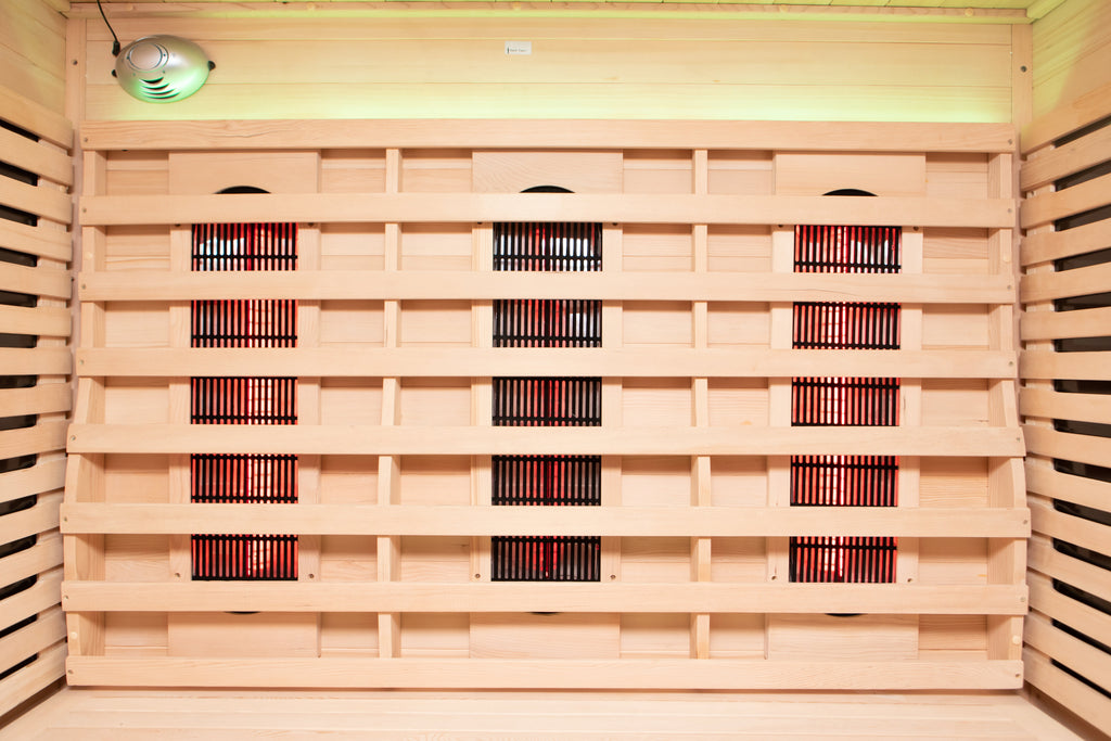 Peak Saunas Kilimanjaro 5-Person Outdoor Full Spectrum Infrared Sauna with Built-In XL Medical-Grade Red Light Therapy and Smart WiFi App Control