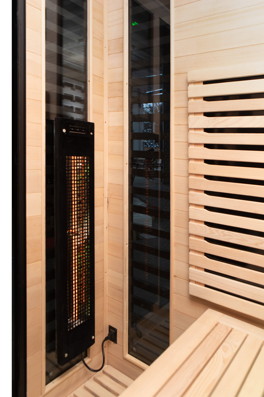 Peak Saunas Kilimanjaro 5-Person Outdoor Full Spectrum Infrared Sauna with Built-In XL Medical-Grade Red Light Therapy and Smart WiFi App Control