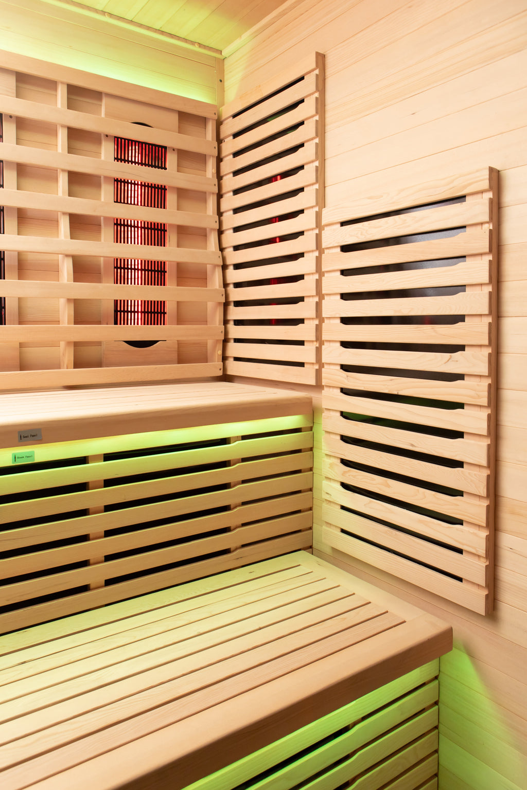 Peak Saunas Kilimanjaro 5-Person Outdoor Full Spectrum Infrared Sauna with Built-In XL Medical-Grade Red Light Therapy and Smart WiFi App Control