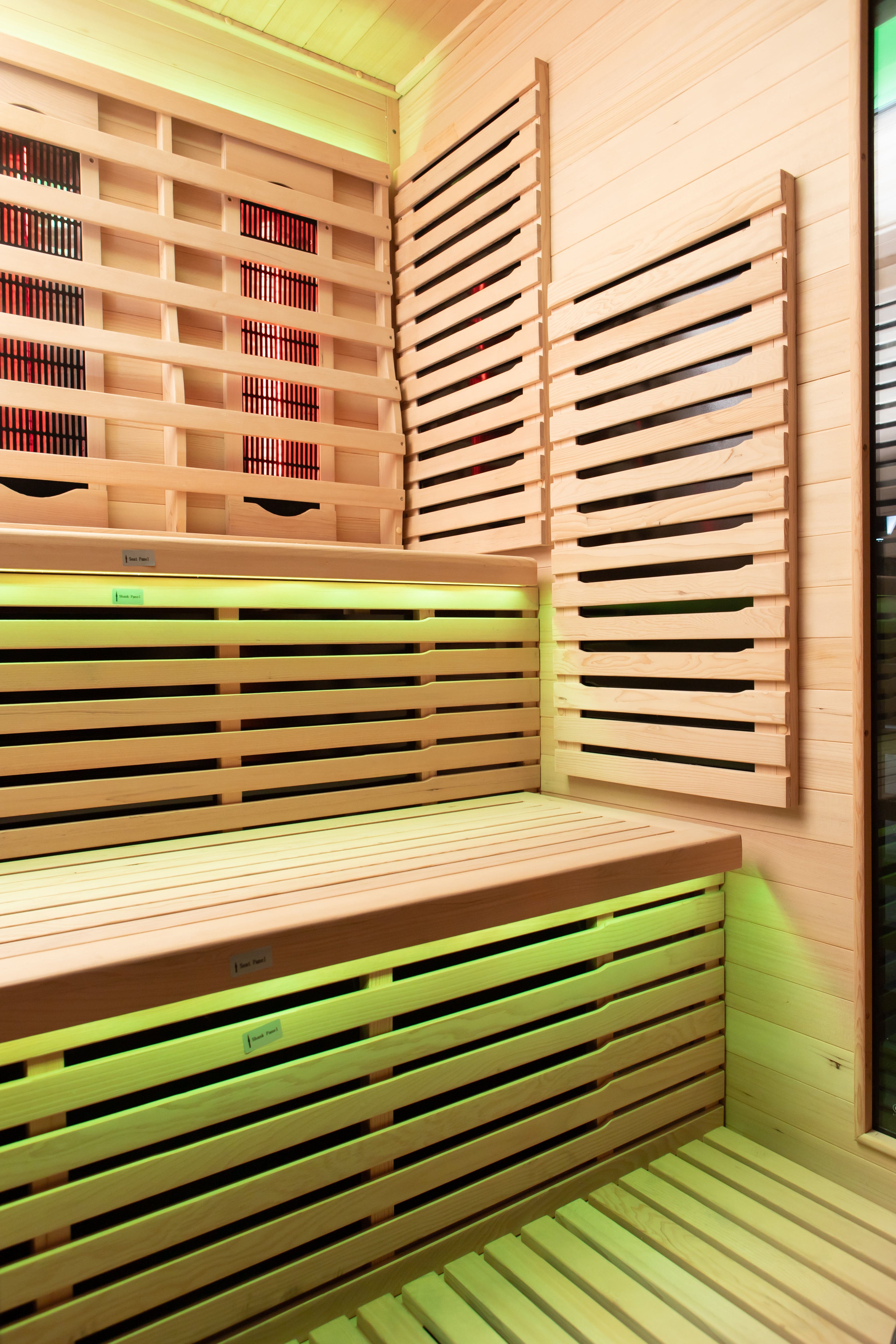 Peak Saunas Kilimanjaro 5-Person Outdoor Full Spectrum Infrared Sauna with Built-In XL Medical-Grade Red Light Therapy and Smart WiFi App Control