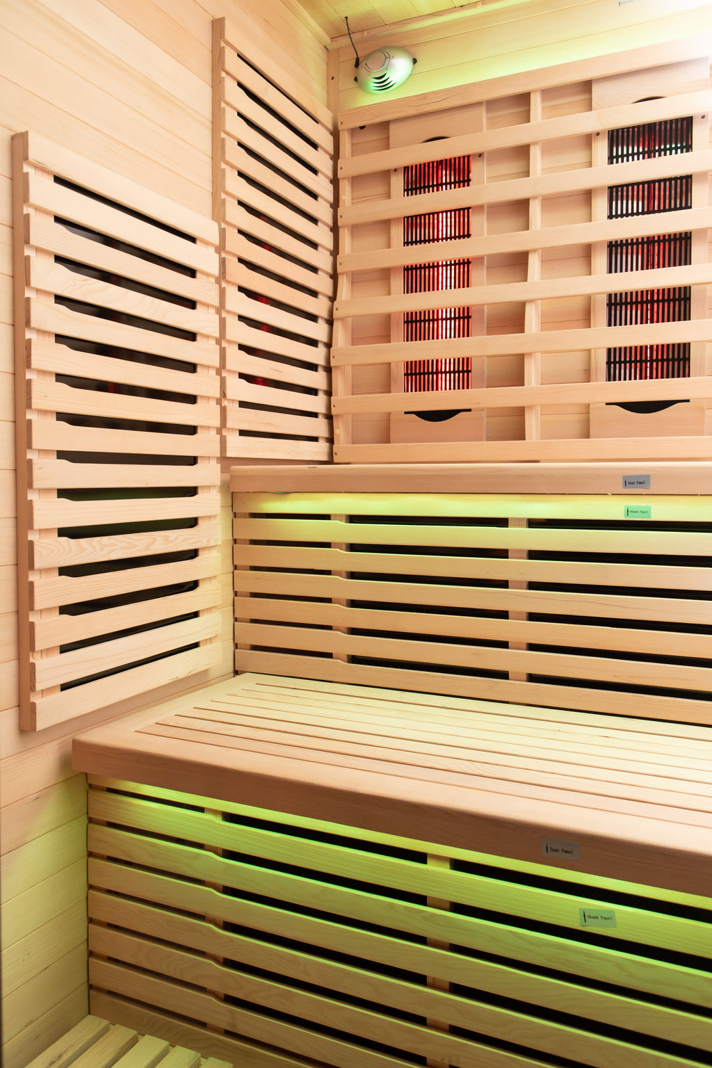 Peak Saunas Kilimanjaro 5-Person Outdoor Full Spectrum Infrared Sauna with Built-In XL Medical-Grade Red Light Therapy and Smart WiFi App Control