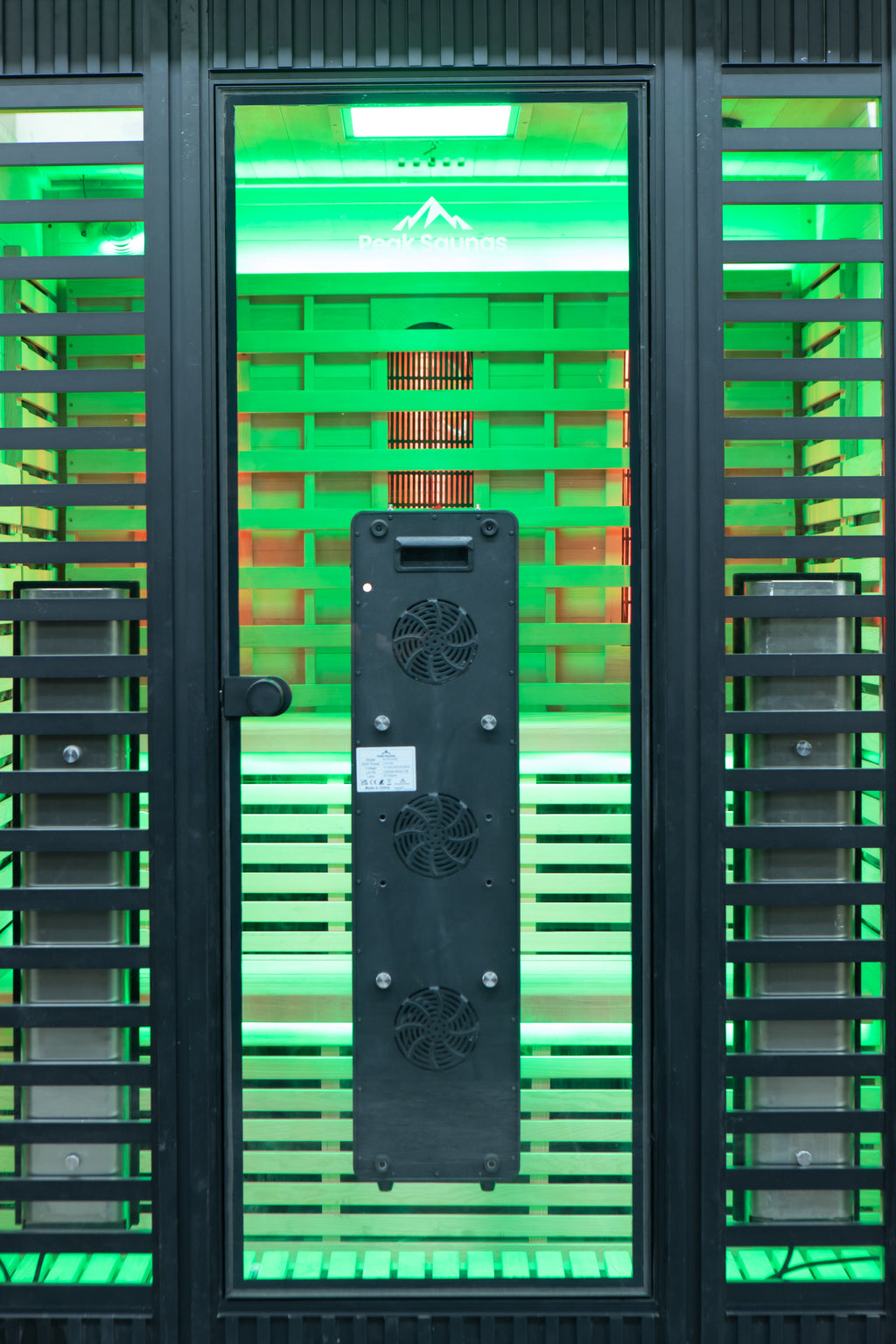 Peak Saunas Kilimanjaro 5-Person Outdoor Full Spectrum Infrared Sauna with Built-In XL Medical-Grade Red Light Therapy and Smart WiFi App Control