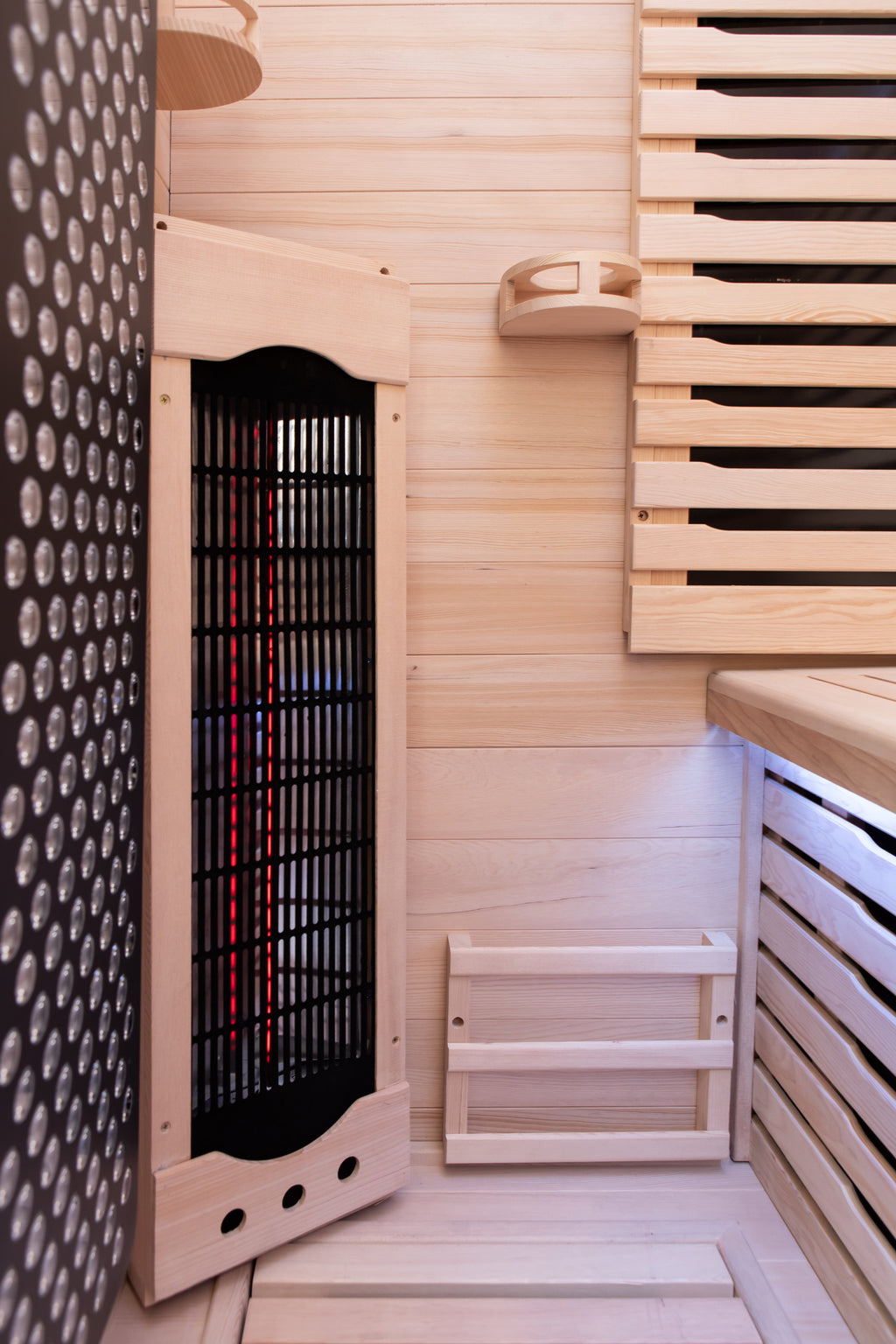 Peak Saunas Everest 2-Person Full Spectrum Infrared Sauna with Built-In XL Medical-Grade Red Light Therapy & Smart WiFi App Control