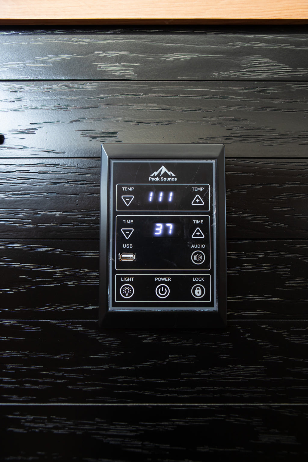 Peak Saunas Fuji 2-Person Full Spectrum Infrared Sauna with Built-In XL Medical-Grade Red Light Therapy & Smart WiFi App Control