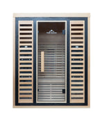 Peak Saunas Denali 3-Person Full Spectrum Infrared Sauna with Built-In XL Medical-Grade Red Light Therapy & Smart WiFi App Control