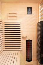 Peak Saunas Denali 3-Person Full Spectrum Infrared Sauna with Built-In XL Medical-Grade Red Light Therapy & Smart WiFi App Control
