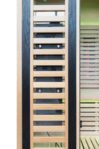 Peak Saunas Denali 3-Person Full Spectrum Infrared Sauna with Built-In XL Medical-Grade Red Light Therapy & Smart WiFi App Control