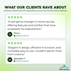 Peak Saunas Everest 2-Person Full Spectrum Infrared Sauna with Built-In XL Medical-Grade Red Light Therapy & Smart WiFi App Control