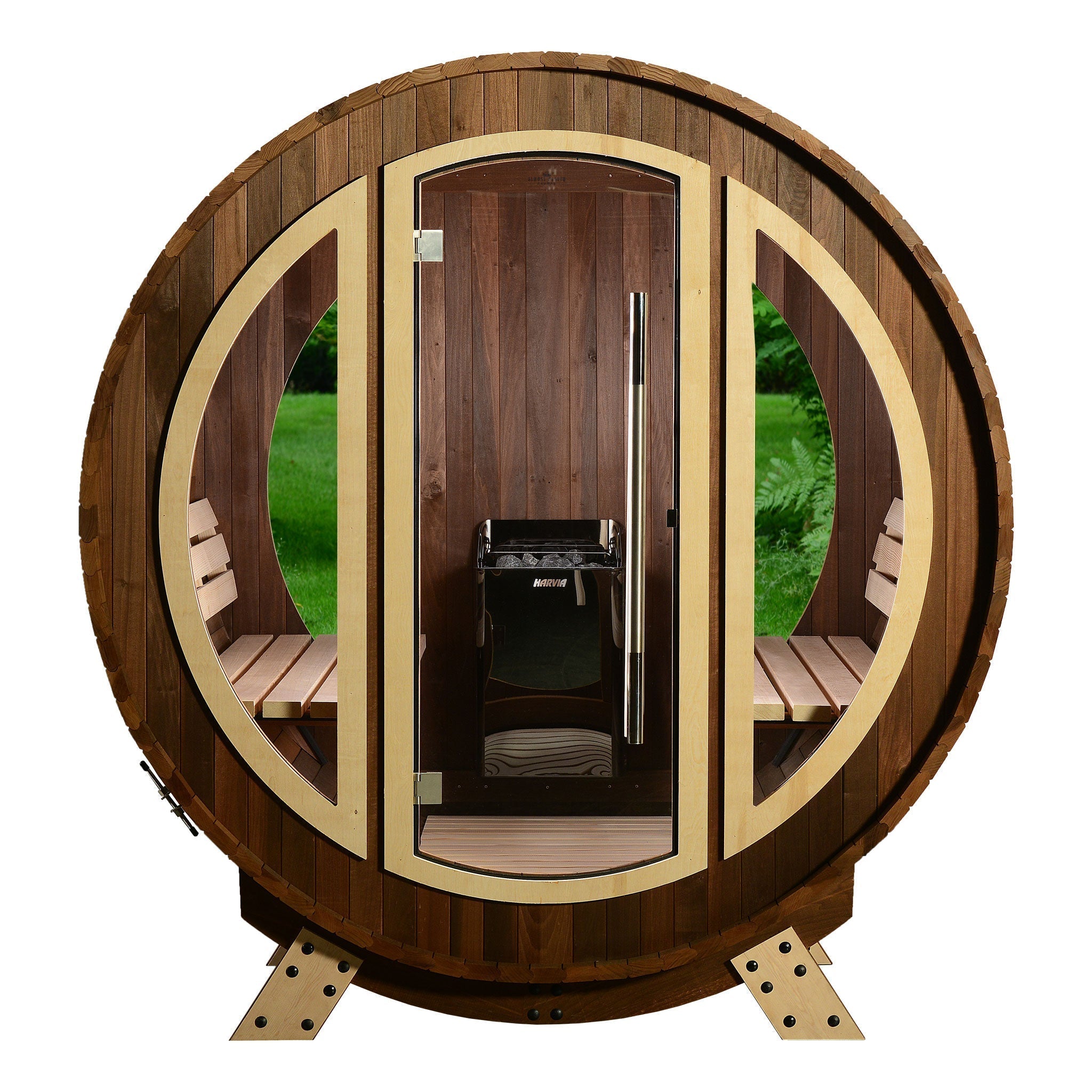 SAUNA EVOLUTION® Barrel Sauna Serenity Nature Air 9