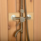 SAUNA EVOLUTION® Curved Rinse Outdoor Shower