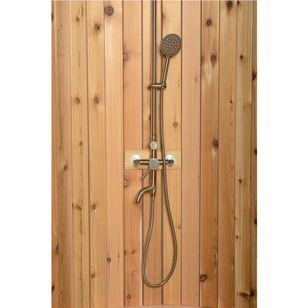SAUNA EVOLUTION® Curved Rinse Outdoor Shower