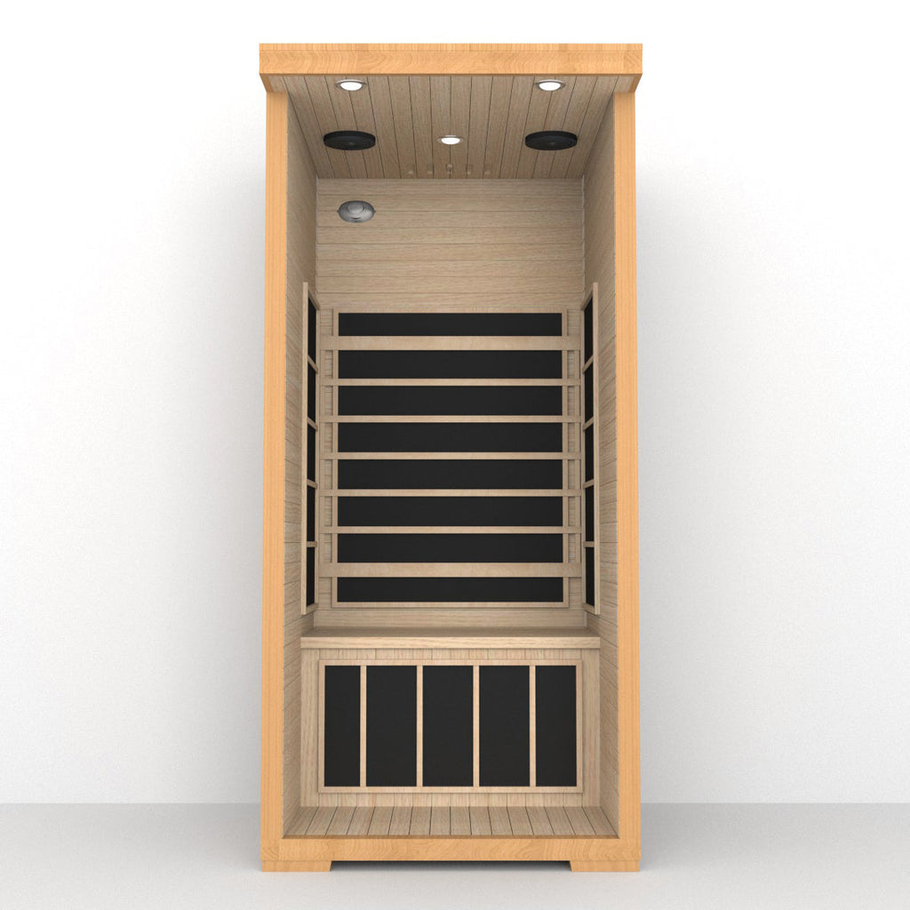 SAUNA EVOLUTION®  Low EMF Indoor Wood Sauna With Carbon Panel Far Infrared 16