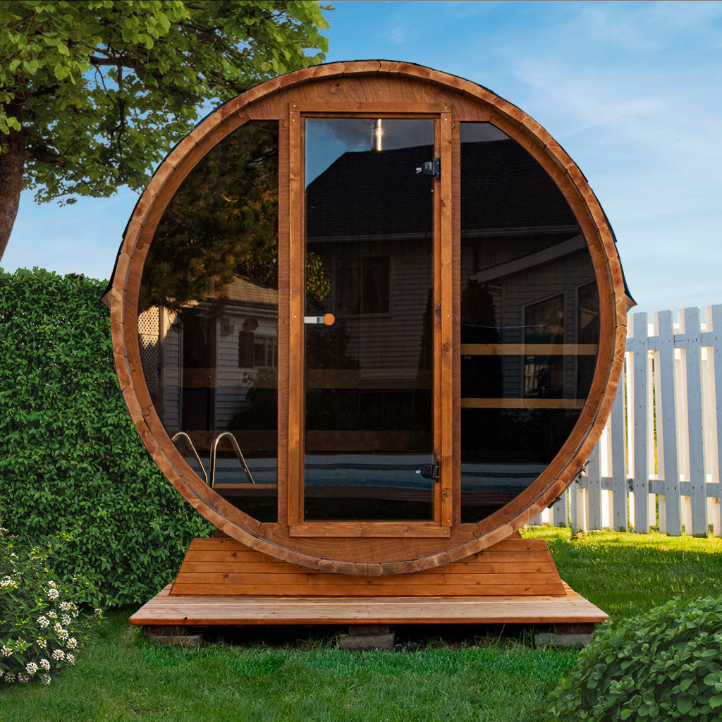 SAUNA EVOLUTION® Barrel Sauna Serenity Nature Air 3