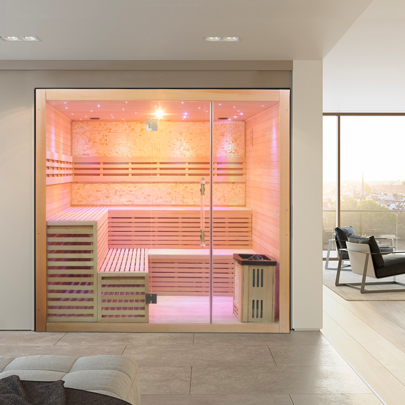 SAUNA EVOLUTION®  Indoor Therapy Wood Steam Sauna Room